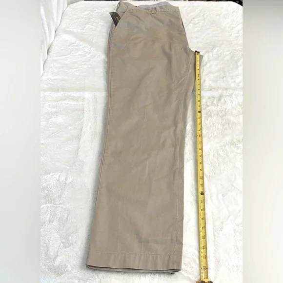 Polo Ralph Lauren Stretch Classic Fit Flat Front Khaki Pants- 42”x34” - Picture 14 of 15